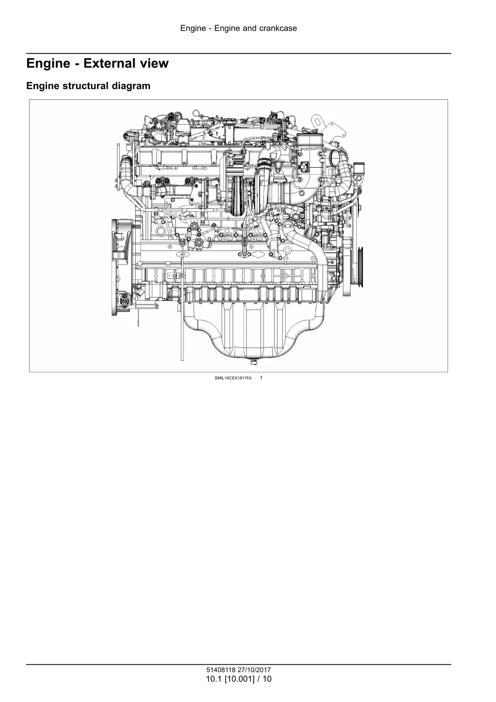 engine engine and crankcase 4