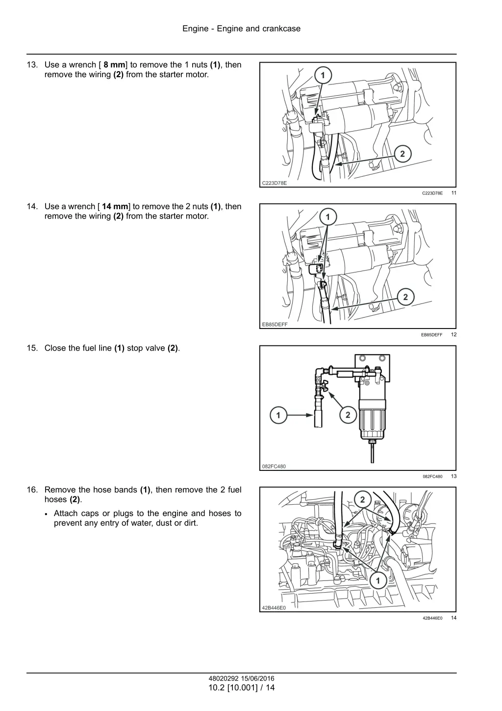 engine engine and crankcase 3