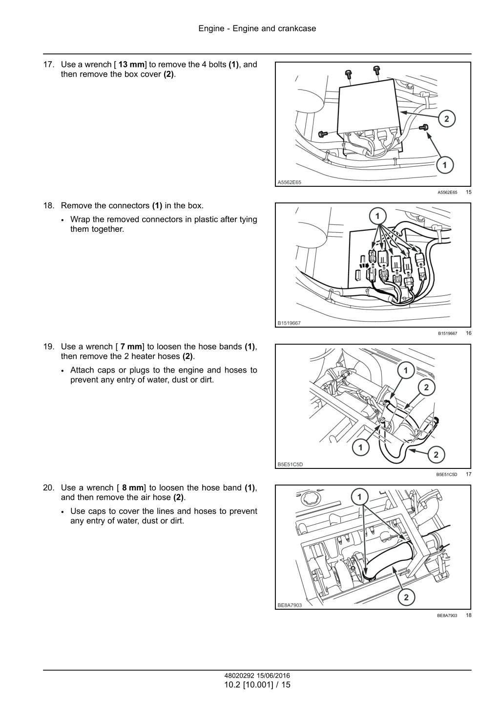 engine engine and crankcase 4