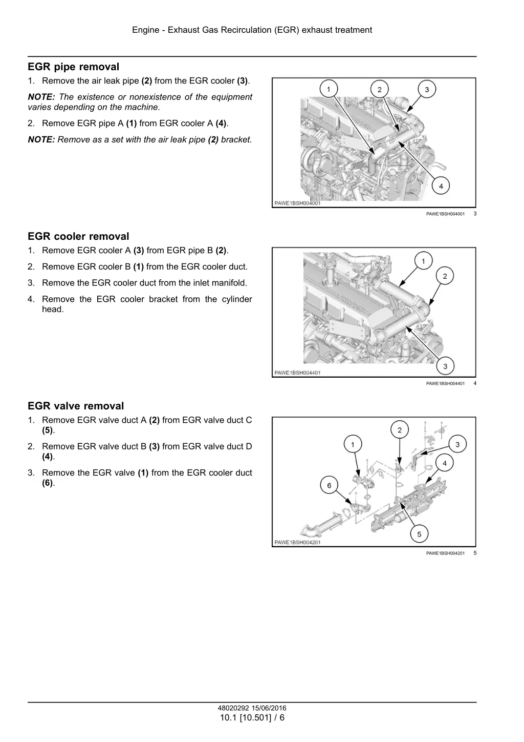 engine exhaust gas recirculation egr exhaust 3