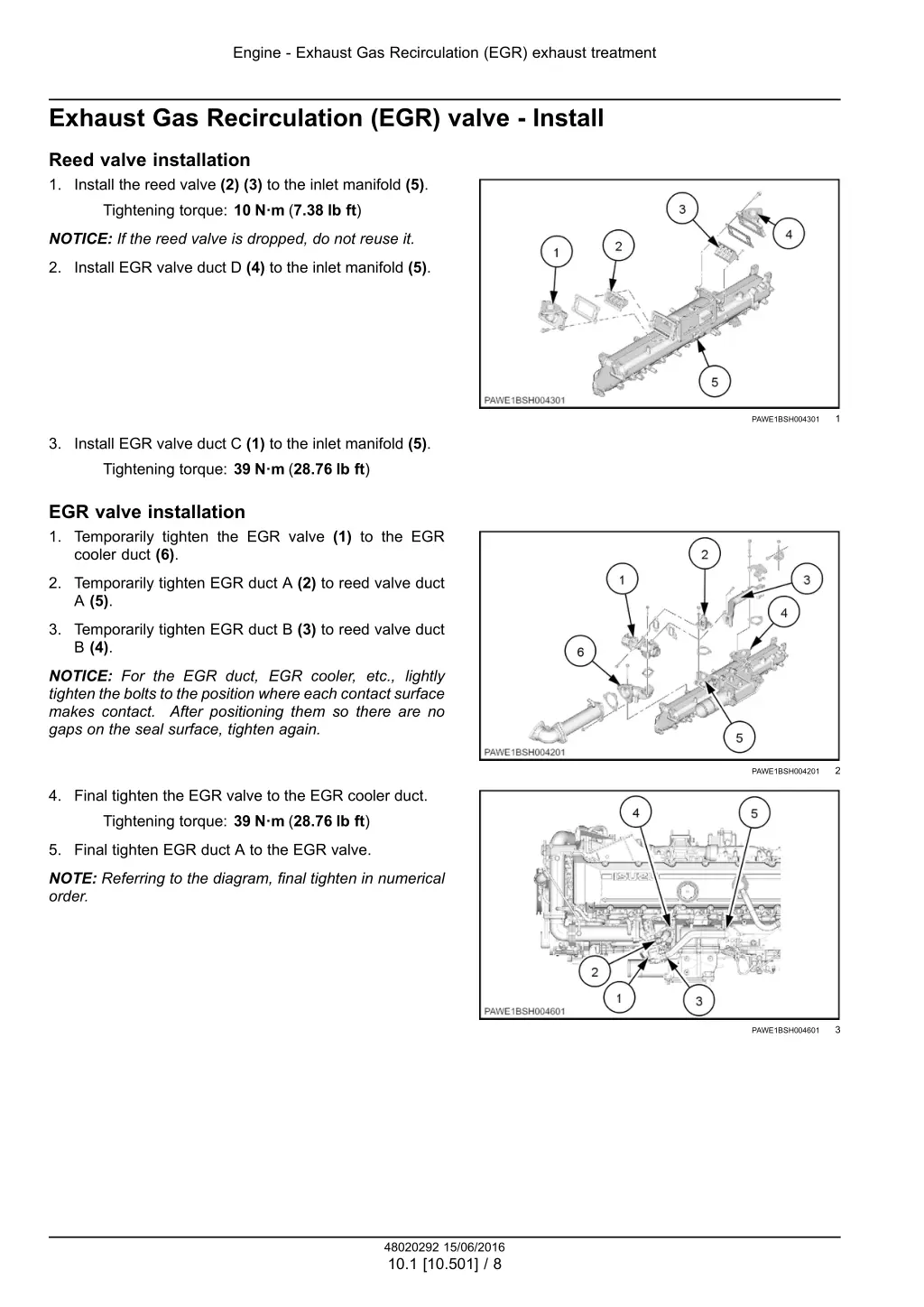 engine exhaust gas recirculation egr exhaust 5