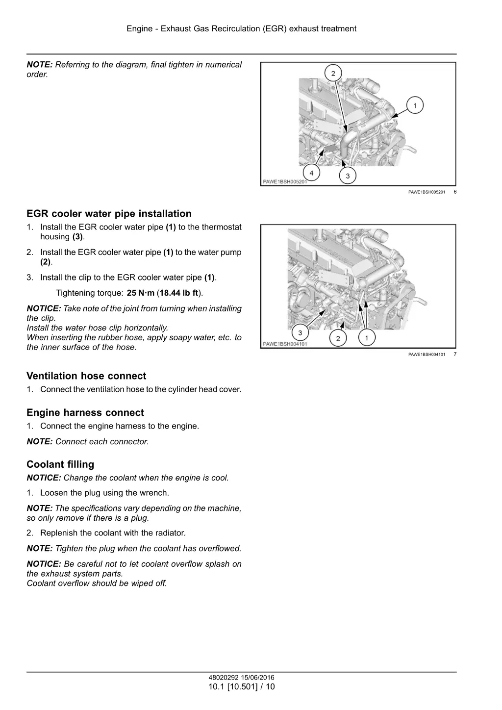 engine exhaust gas recirculation egr exhaust 7