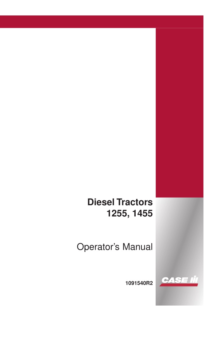 diesel tractors 1255 1455