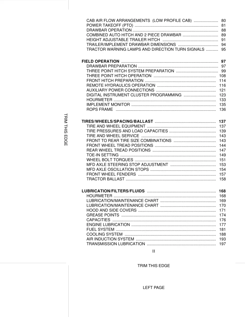 cab air flow arrangements low profile