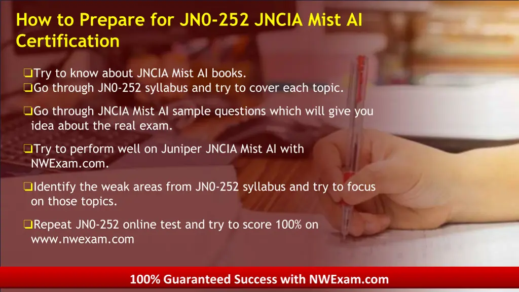 how to prepare for jn0 252 jncia mist