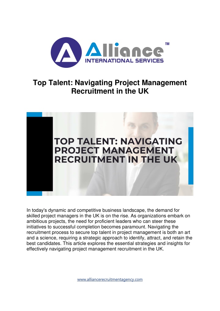 top talent navigating project management
