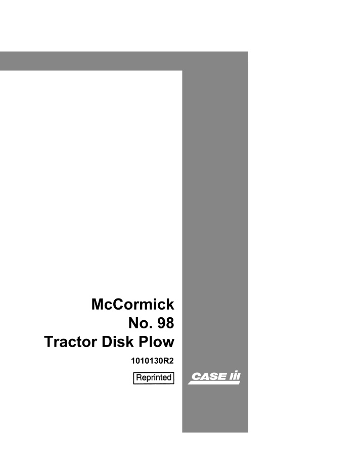 mccormick no 98