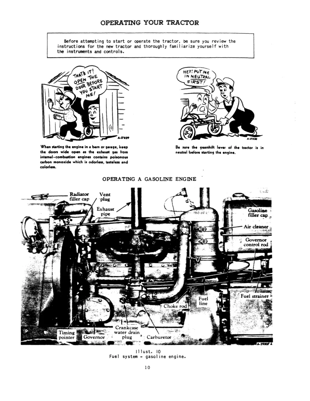 operating your tractor