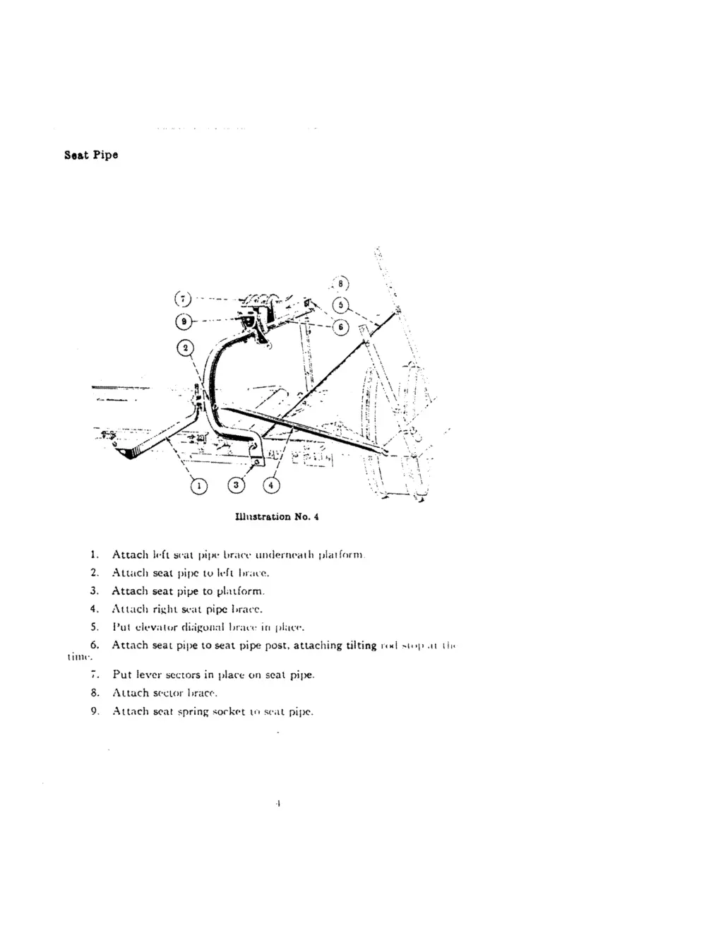 seat pipe