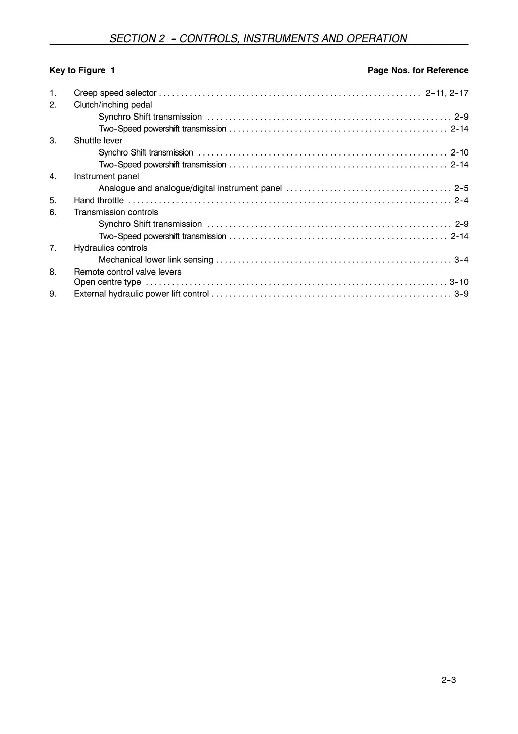 section 2 controls instruments and operation 1