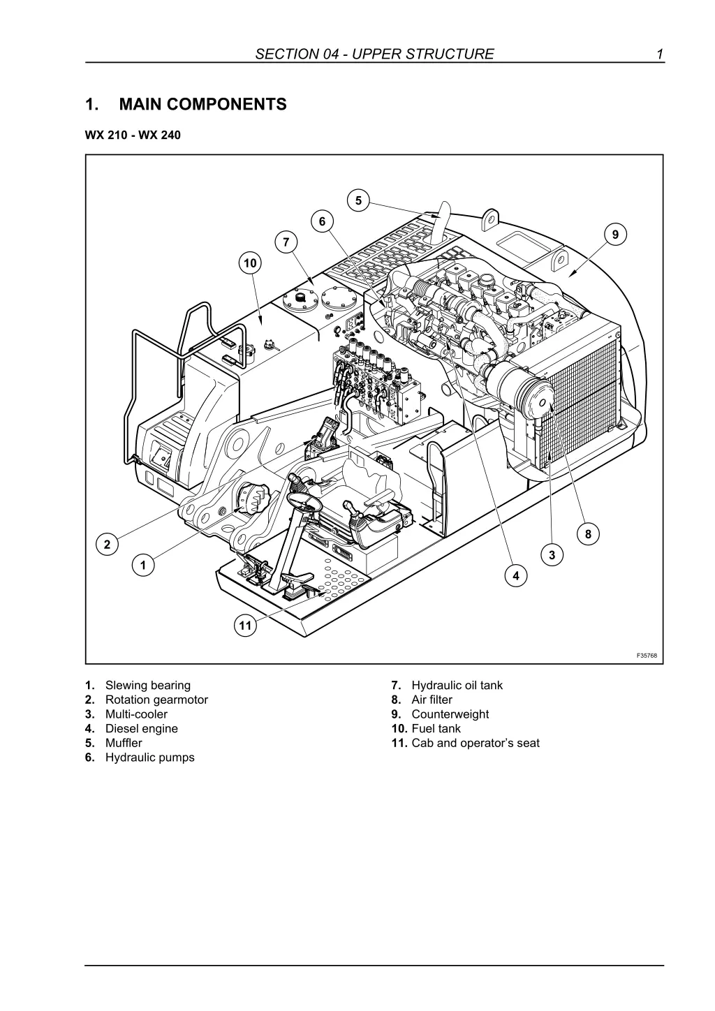 section 04 upper structure