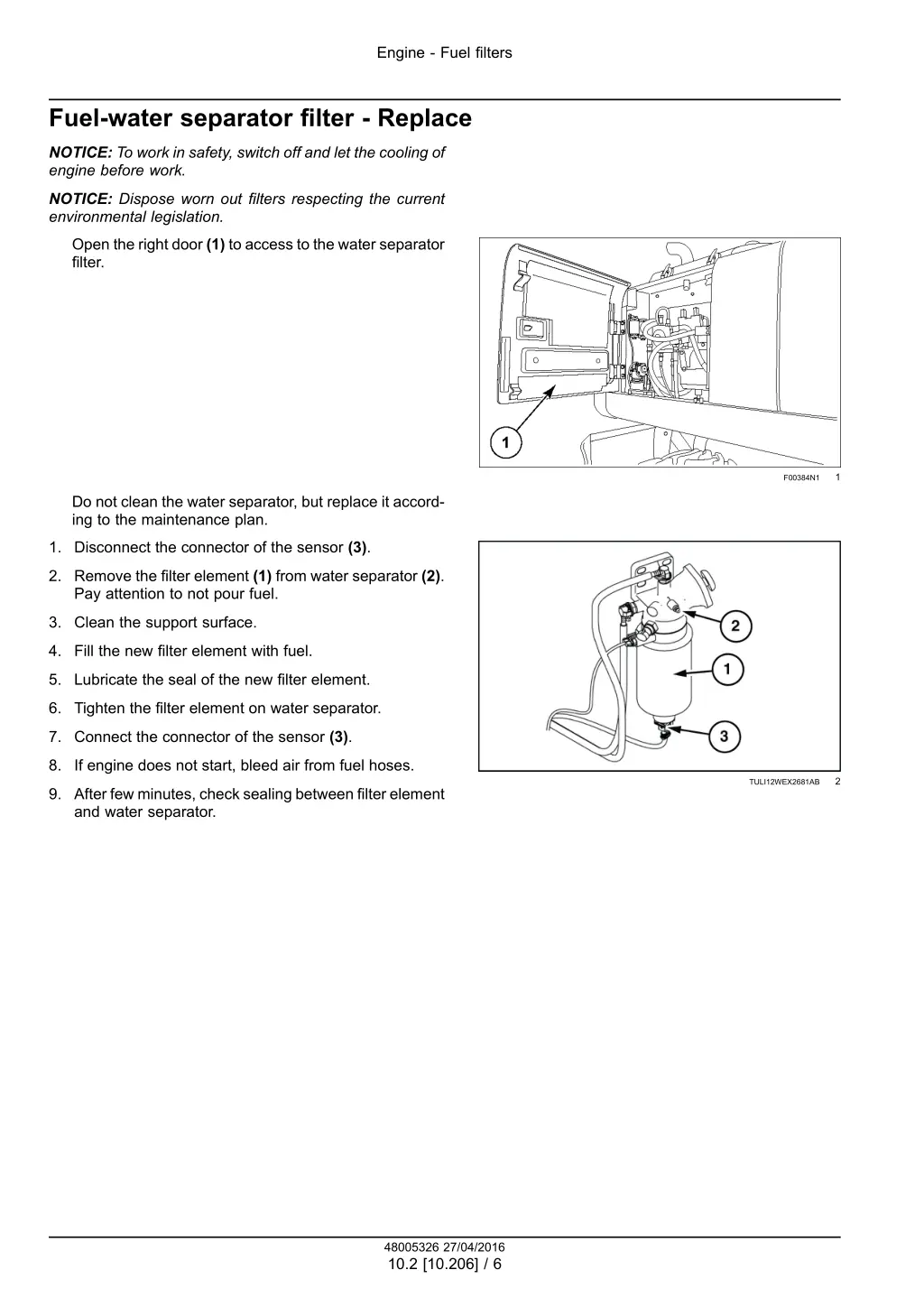 engine fuel filters 3