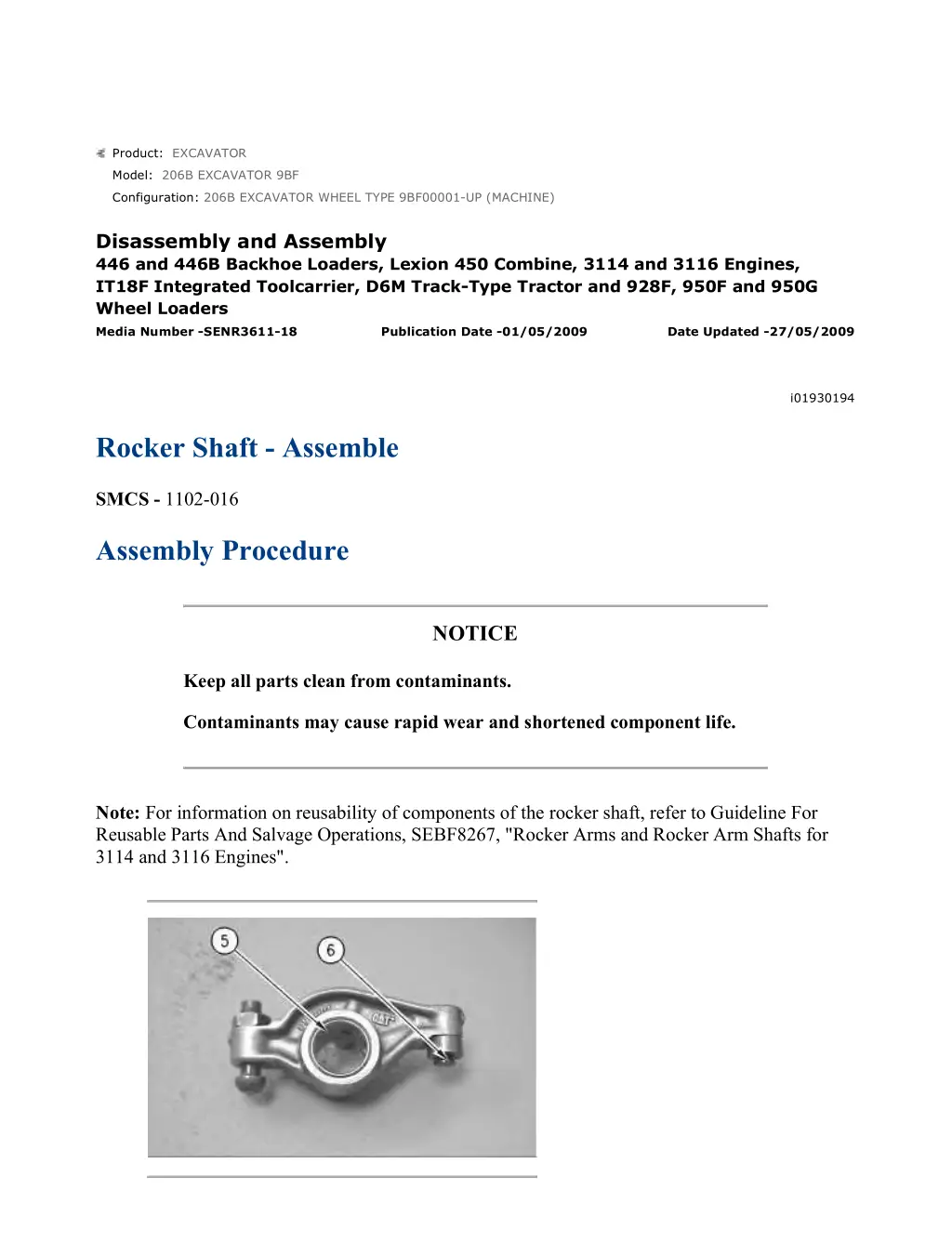 206b excavator wheel type 9bf00001 up machine 4