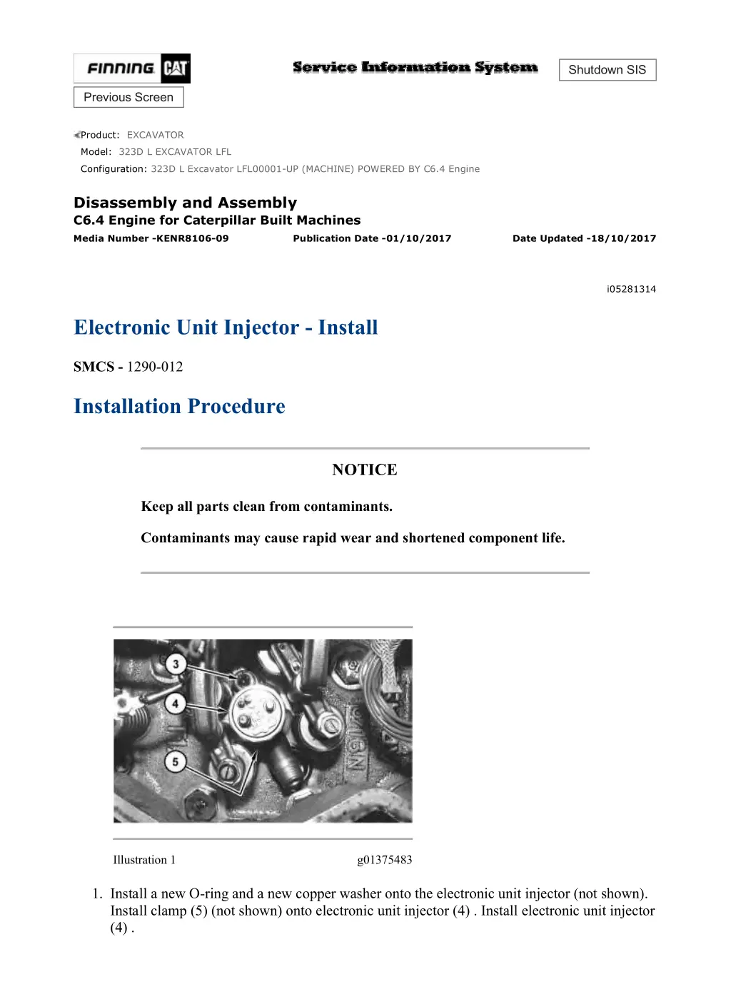 323d l excavator lfl00001 up machine powered 19