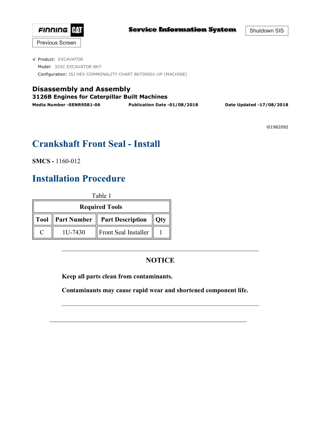 isj hex commonality chart bkt00001 up machine 19