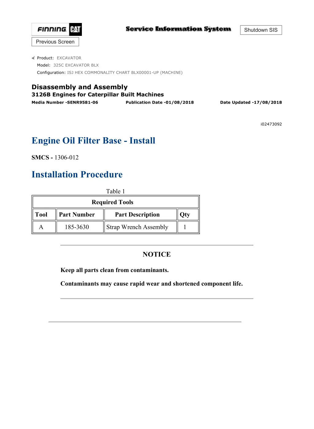 isj hex commonality chart blx00001 up machine 17