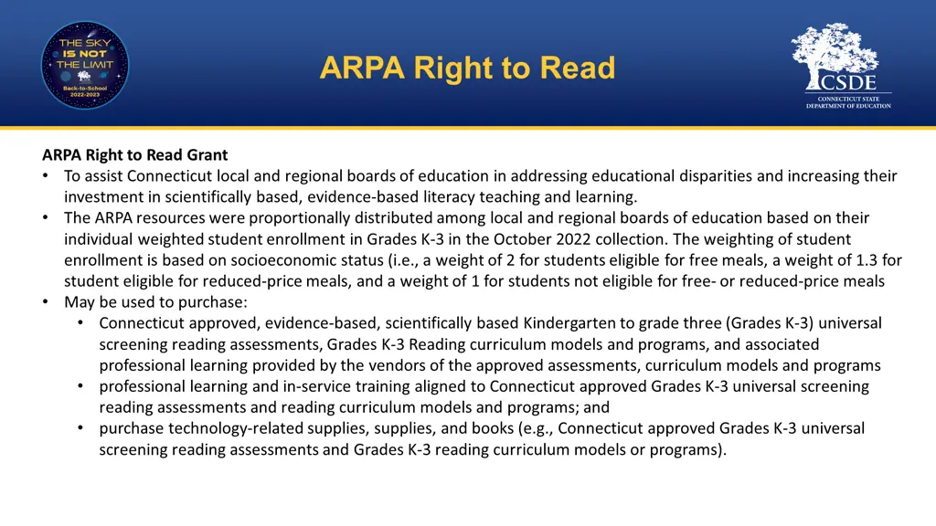 arpa right to read