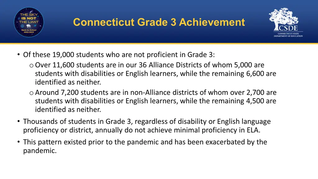 connecticut grade 3 achievement