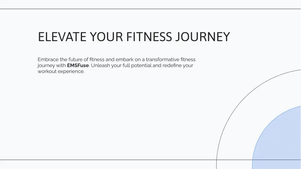 elevate your fitness journey