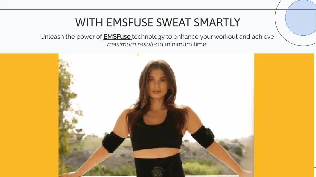 with emsfuse sweat smartly