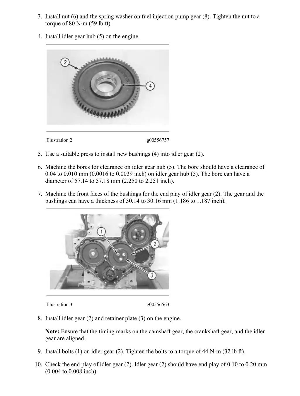 3 install nut 6 and the spring washer on fuel