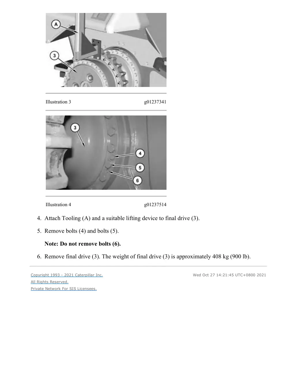 d6n track type tractor xl lgp differential 19