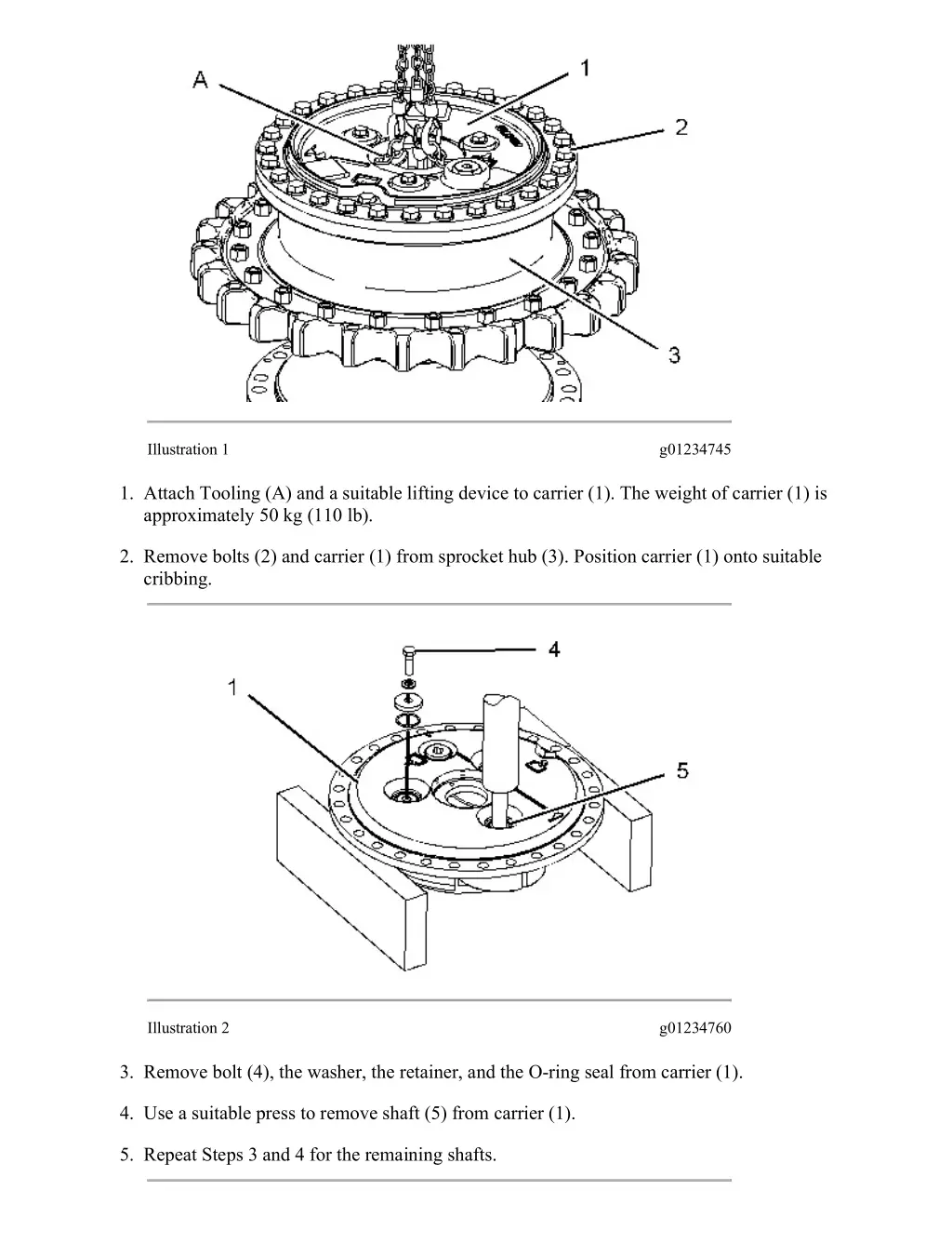 d6n track type tractor xl lgp differential 21