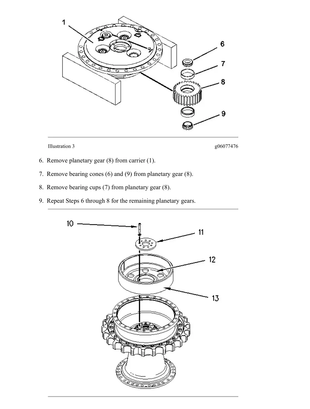 d6n track type tractor xl lgp differential 22