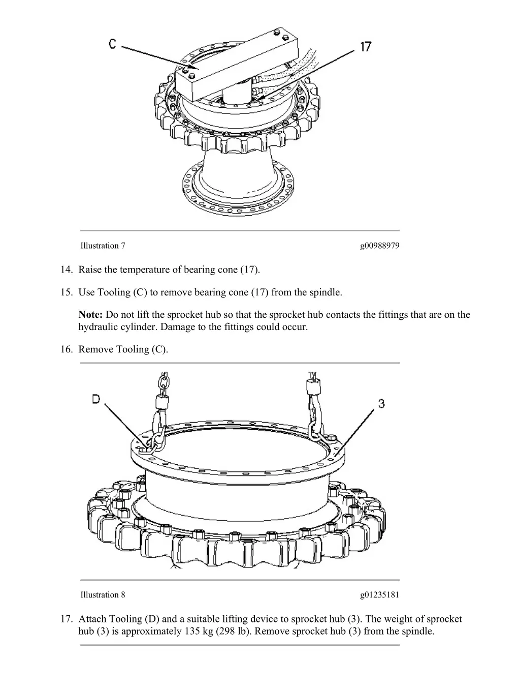 d6n track type tractor xl lgp differential 24