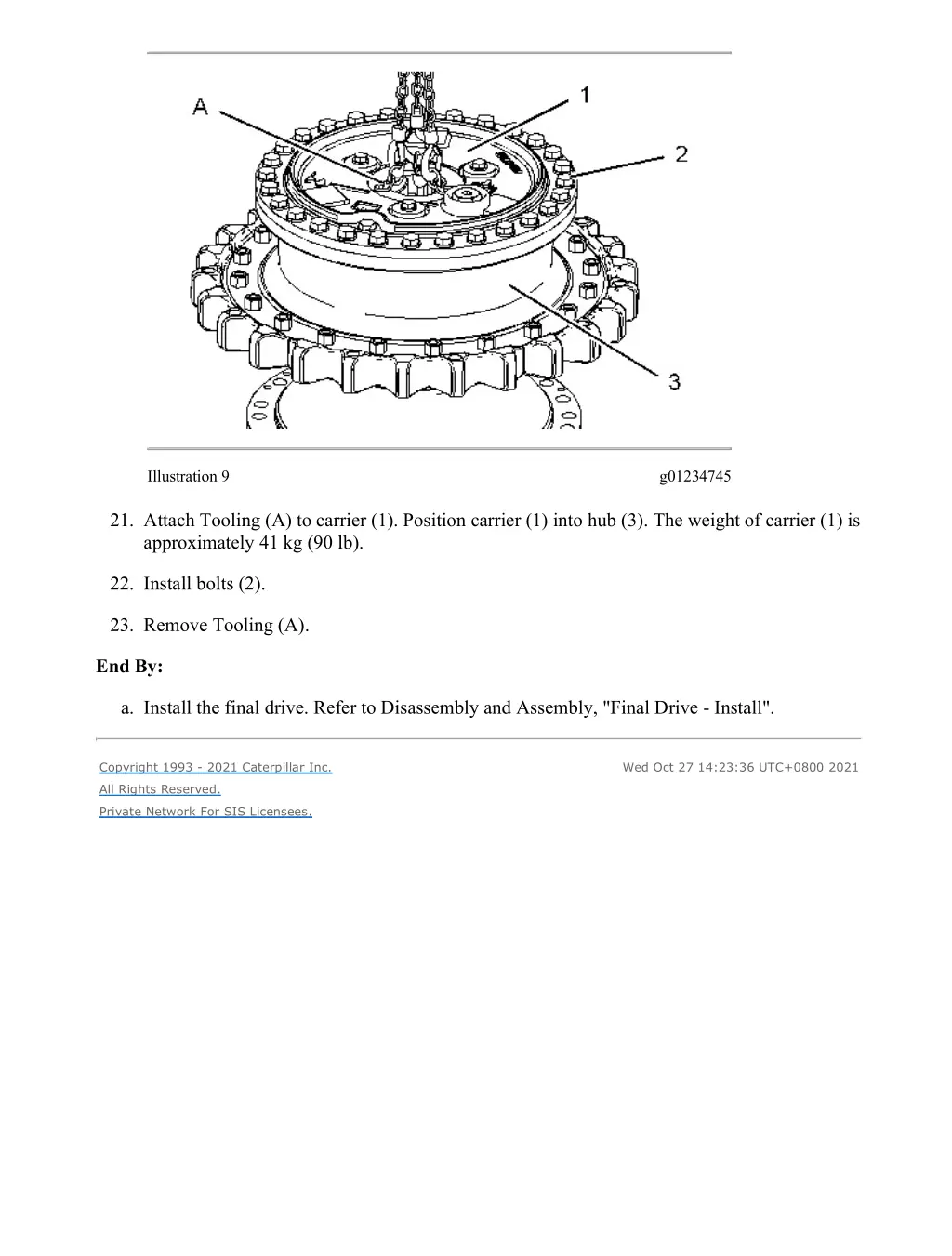 d6n track type tractor xl lgp differential 32