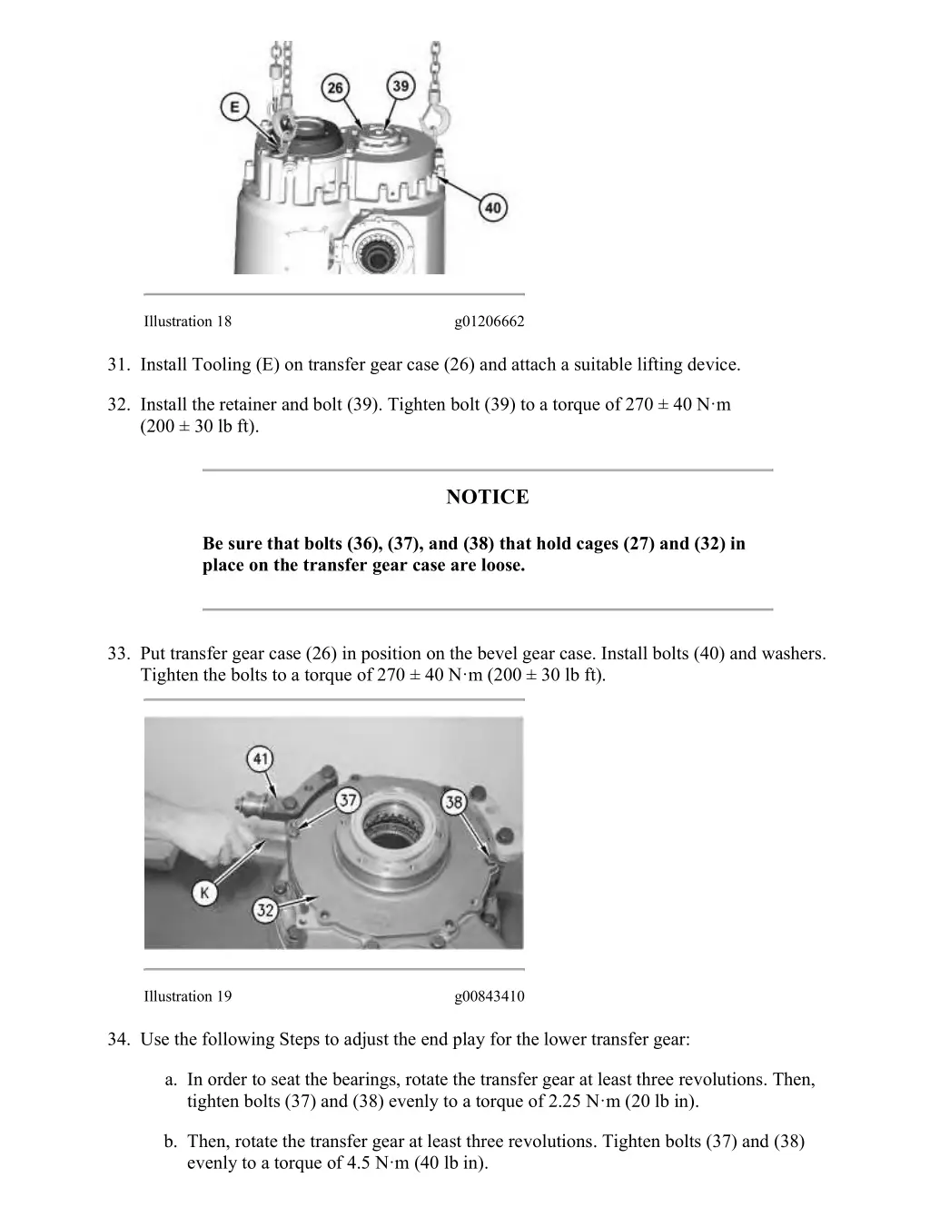 d6t track type tractor std xl differential 18