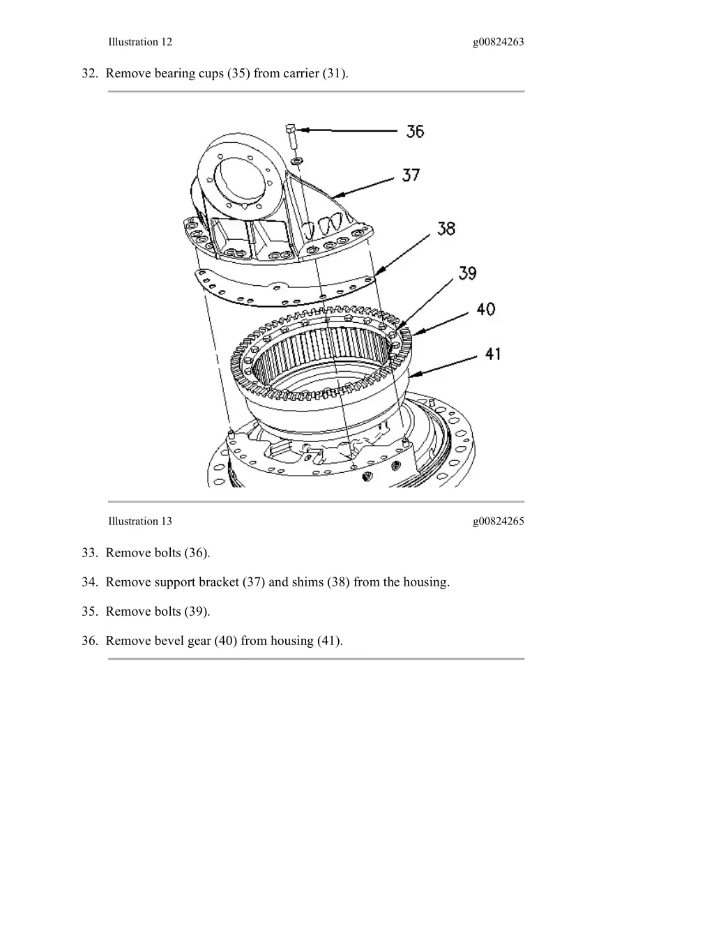 d6t track type tractor xl xw lgp differential 24