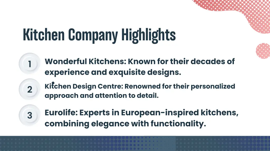 kitchen company highlights