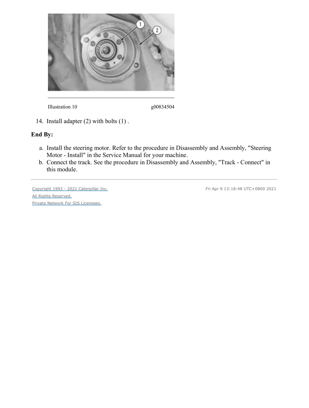 d7r lgp track type tractor differential steering 24