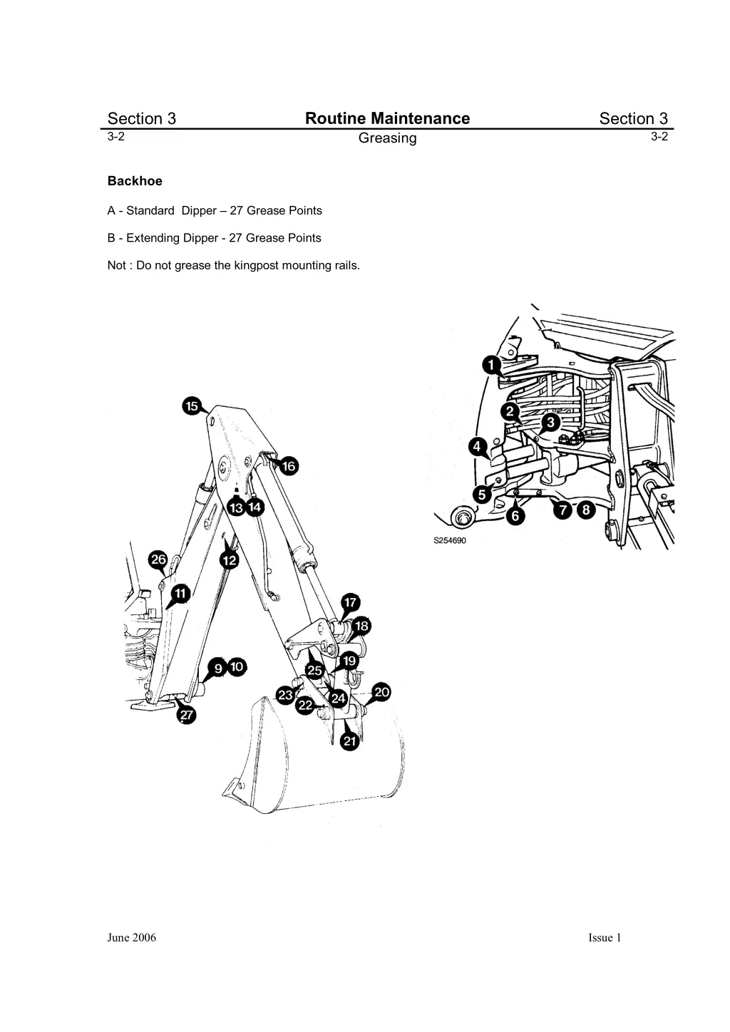 routine maintenance greasing