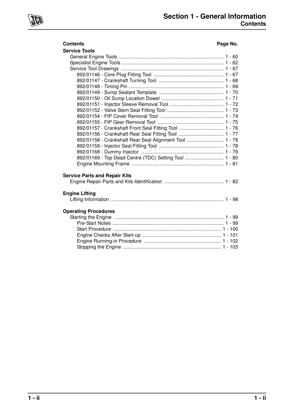 section 1 general information 2