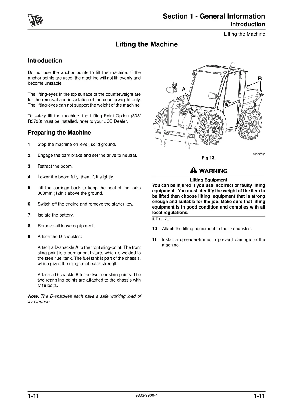 section 1 general information 11