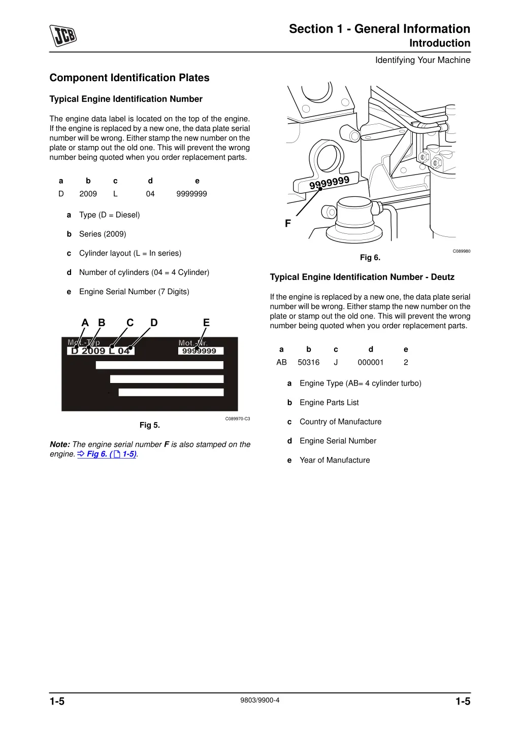 section 1 general information 5