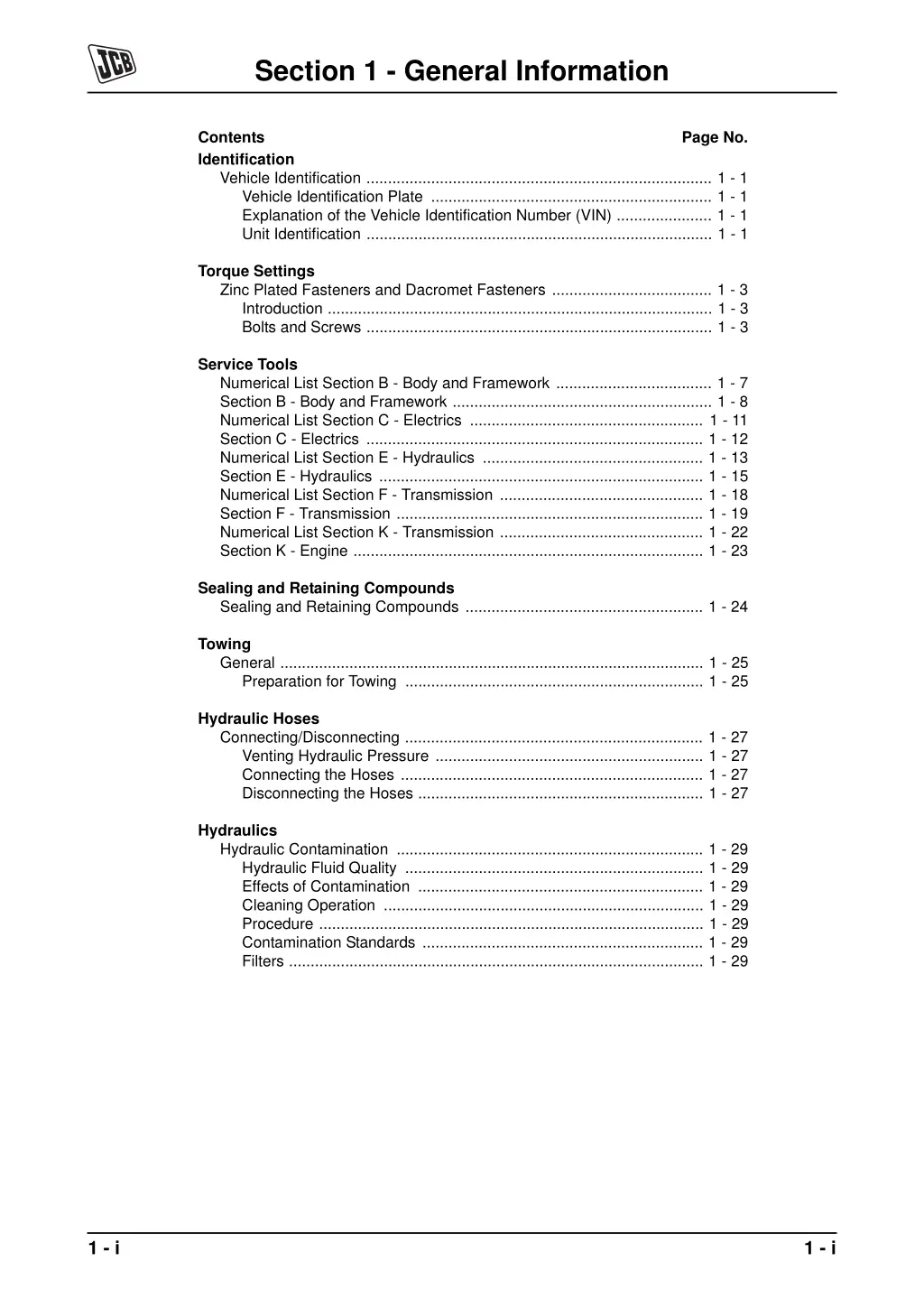 section 1 general information