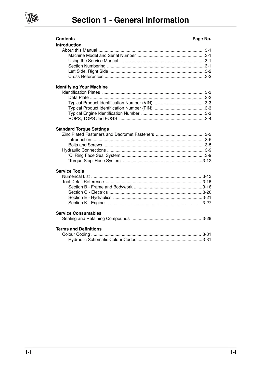 section 1 general information