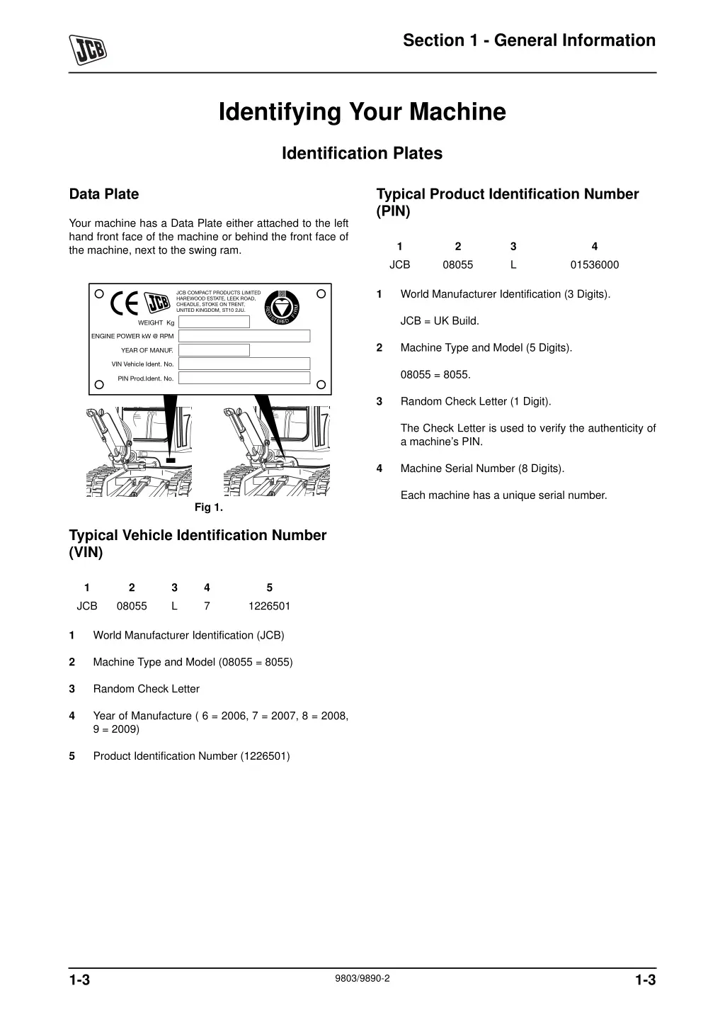 section 1 general information 3