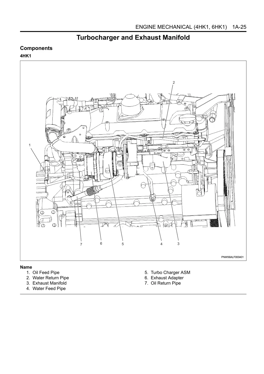 engine mechanical 4hk1 6hk1 11