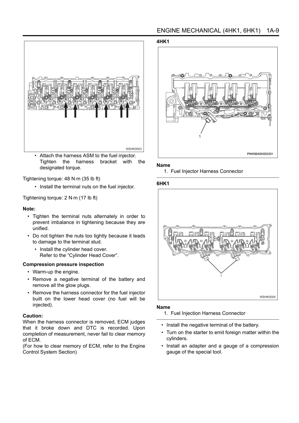 engine mechanical 4hk1 6hk1 3