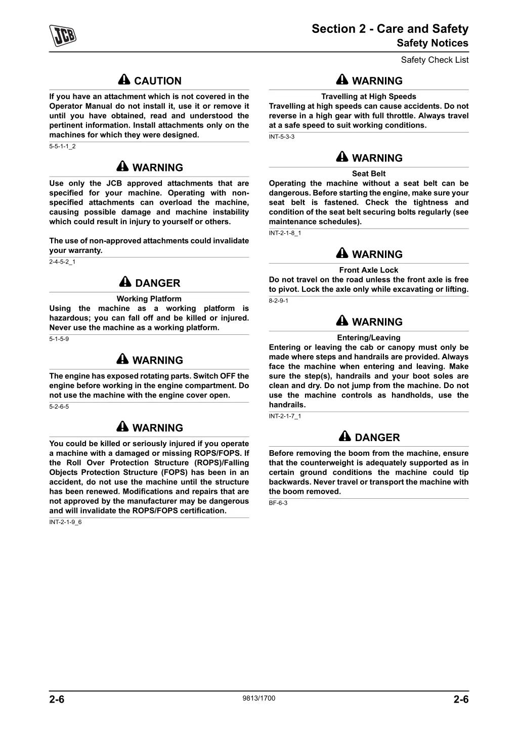 section 2 care and safety 6