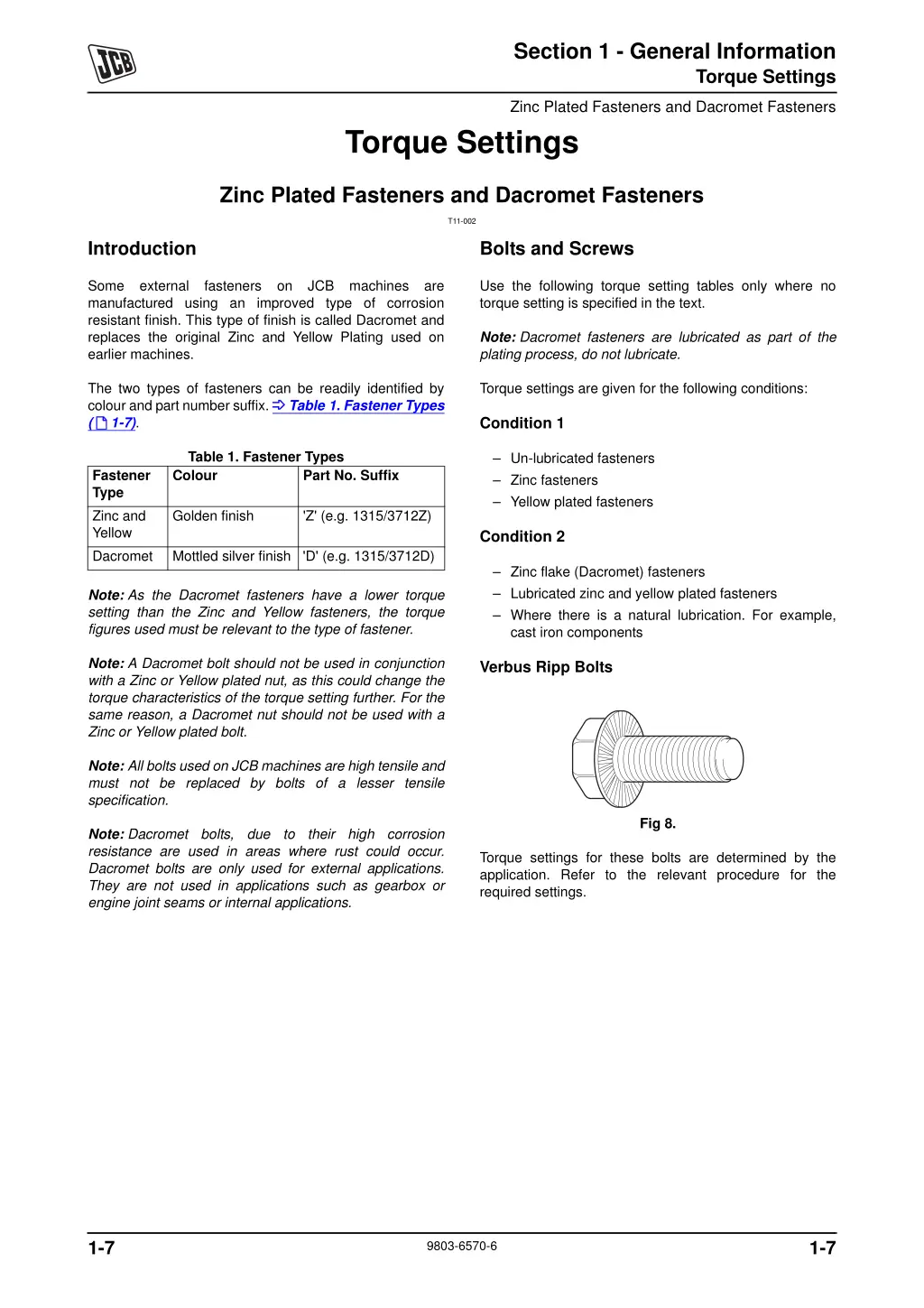 section 1 general information 8