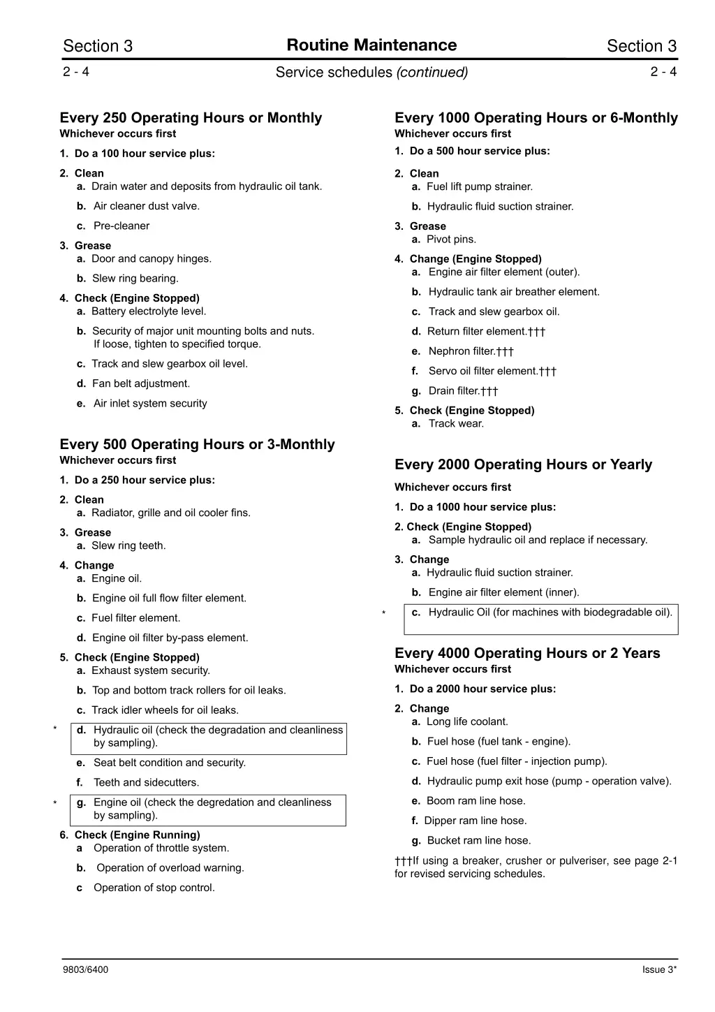 routine maintenance 7