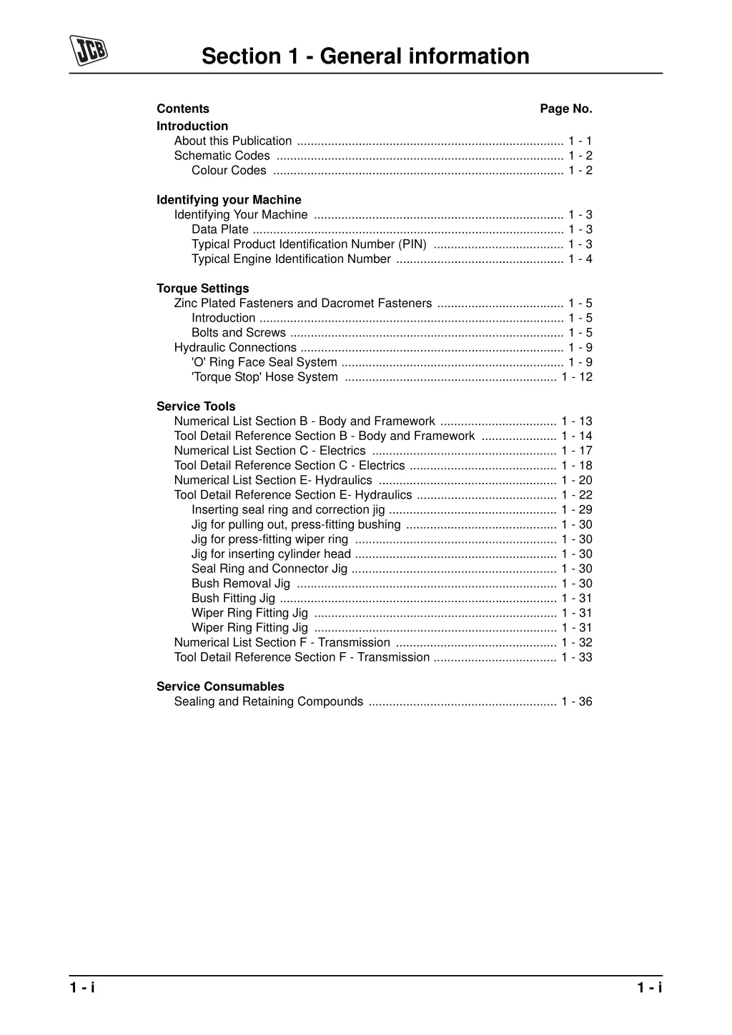 section 1 general information