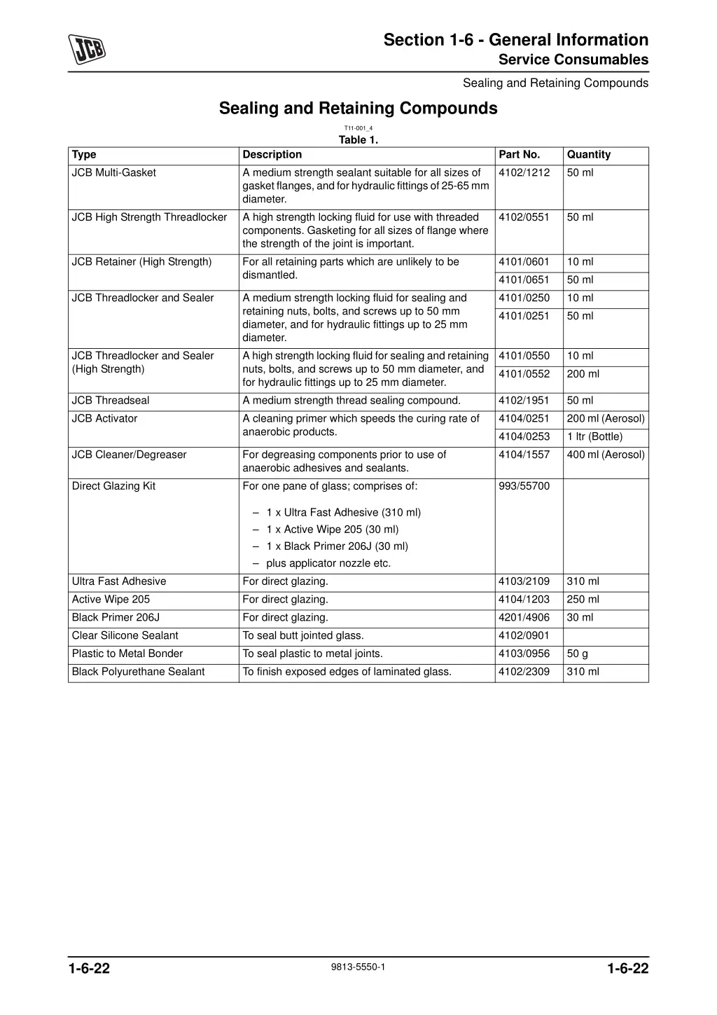 section 1 6 general information service