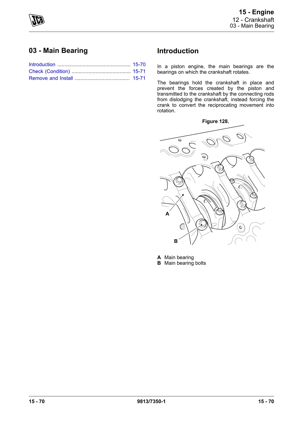 15 engine 12 crankshaft 03 main bearing