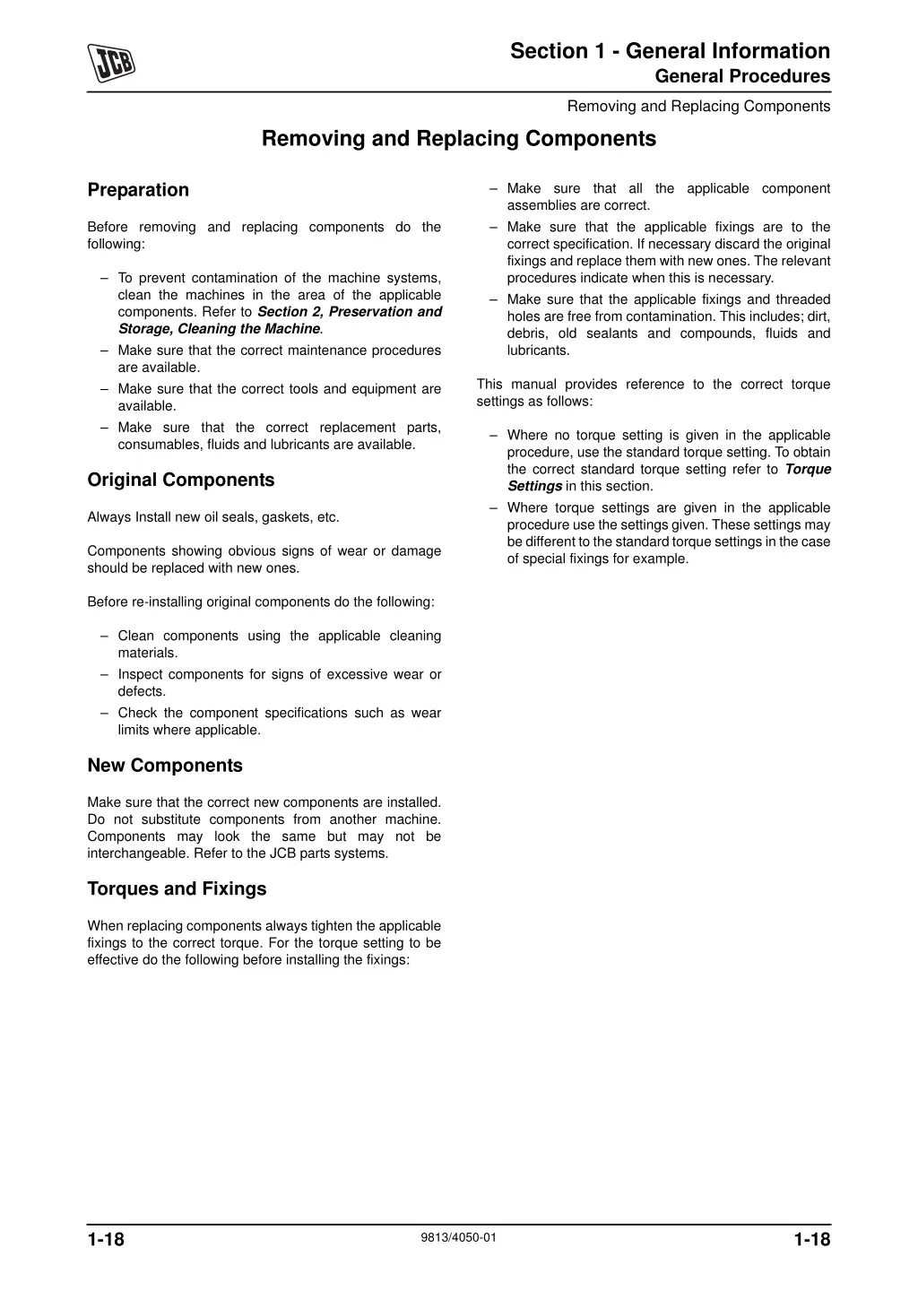 section 1 general information general procedures 4